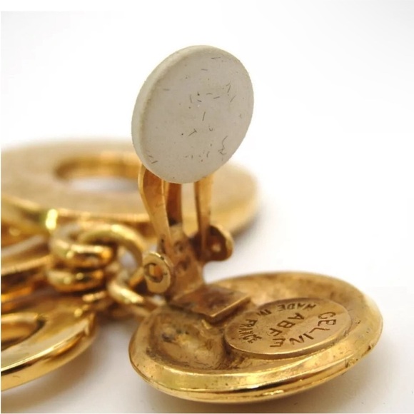 Celine Earrings PARIS Authentic Vintage - Picture 9 of 9